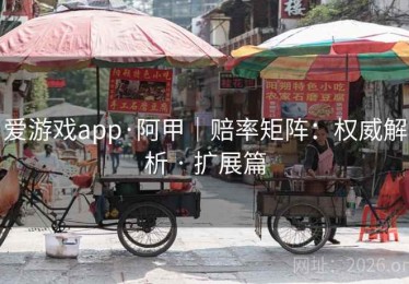 爱游戏app·阿甲|赔率矩阵:权威解析 · 扩展篇 爱游戏app·阿甲|赔率矩阵:权威解析 · 扩展篇