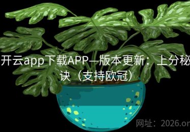 开云app下载APP—版本更新:上分秘诀(支持欧冠) 开云app下载APP—版本更新:上分秘诀(支持欧冠)