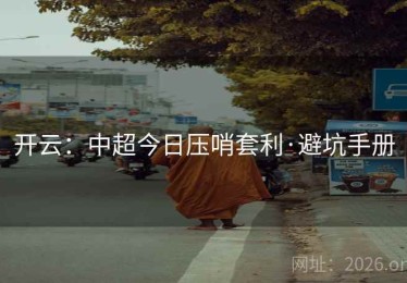 开云:中超今日压哨套利·避坑手册 开云:中超今日压哨套利·避坑手册