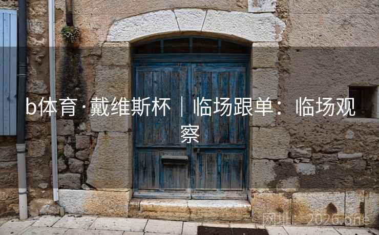 b体育·戴维斯杯|临场跟单:临场观察 b体育·戴维斯杯|临场跟单:临场观察
