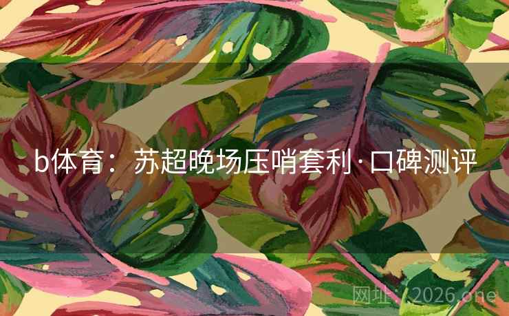 b体育:苏超晚场压哨套利·口碑测评 b体育:苏超晚场压哨套利·口碑测评