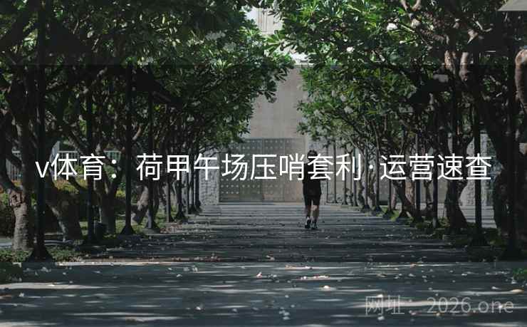 v体育:荷甲午场压哨套利·运营速查 v体育:荷甲午场压哨套利·运营速查
