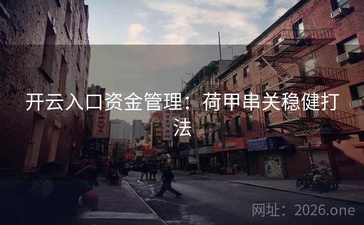开云入口资金管理:荷甲串关稳健打法 开云入口资金管理:荷甲串关稳健打法