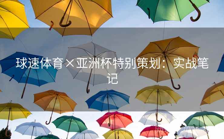 球速体育×亚洲杯特别策划:实战笔记 球速体育×亚洲杯特别策划:实战笔记