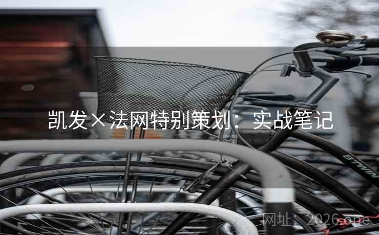 凯发×法网特别策划:实战笔记 凯发×法网特别策划:实战笔记