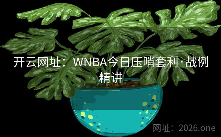 开云网址:WNBA今日压哨套利·战例精讲 开云网址:WNBA今日压哨套利·战例精讲